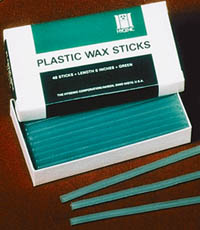 Plastic wax sticks